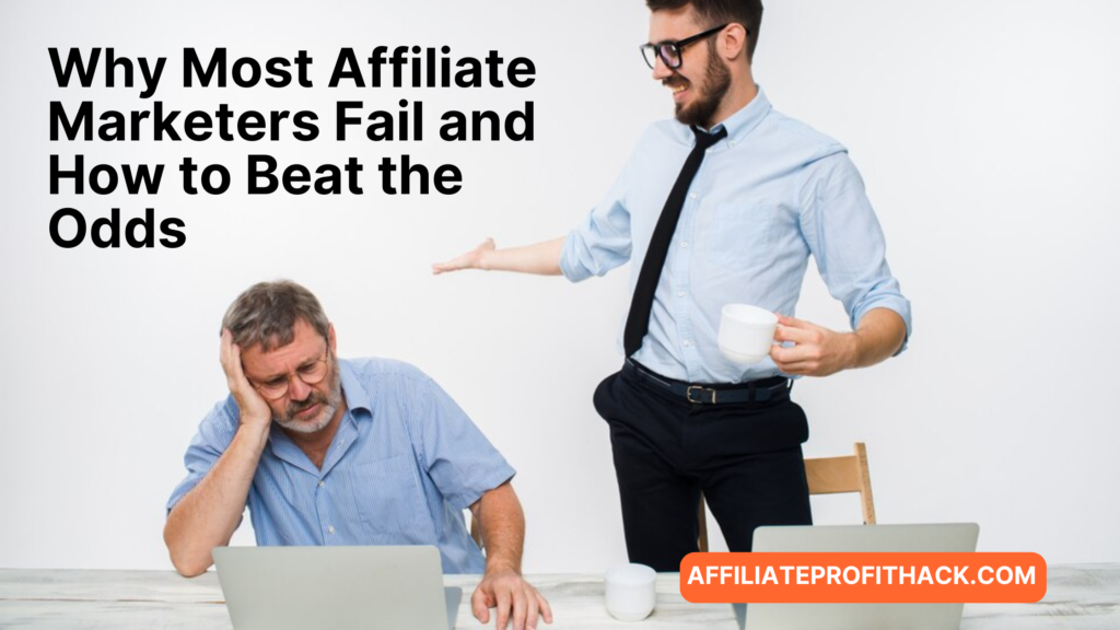 Why Most Affiliate Marketers Fail and How to Beat the Odds