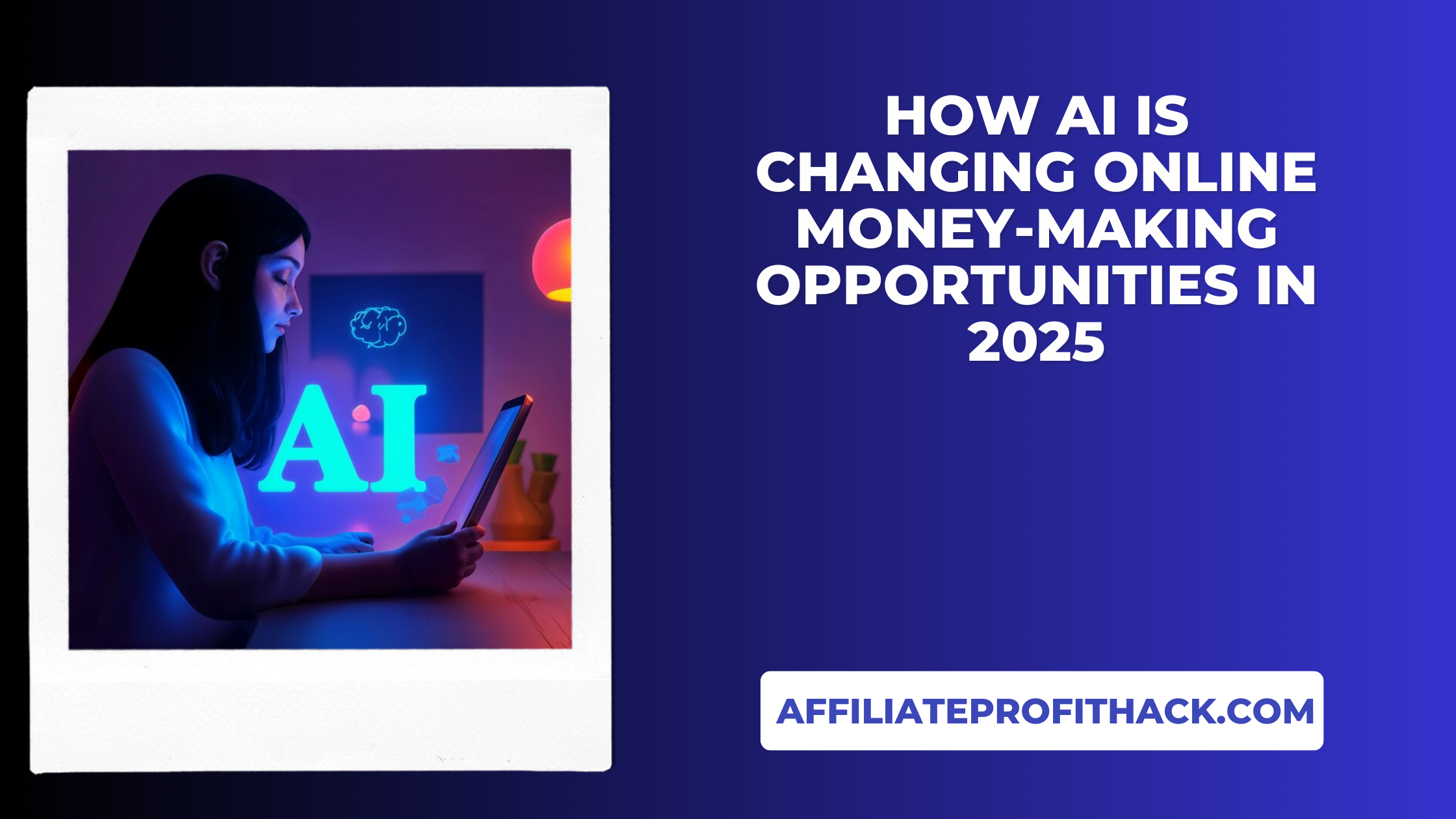 How AI is Changing Online Money-Making Opportunities in 2025