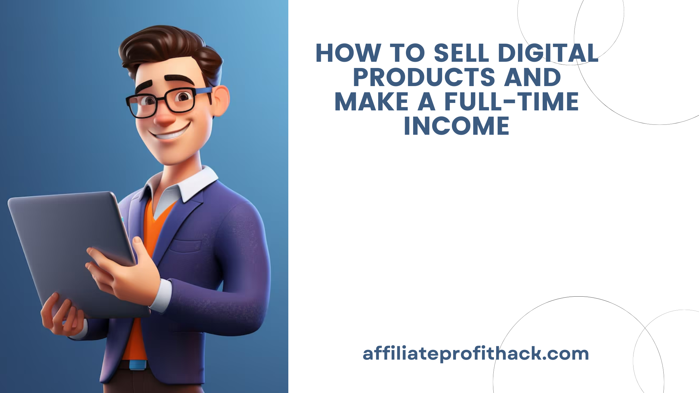 How to Sell Digital Products and Make a Full-Time Income