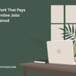 Copy-Paste Work That Pays – Simple Online Jobs Explained
