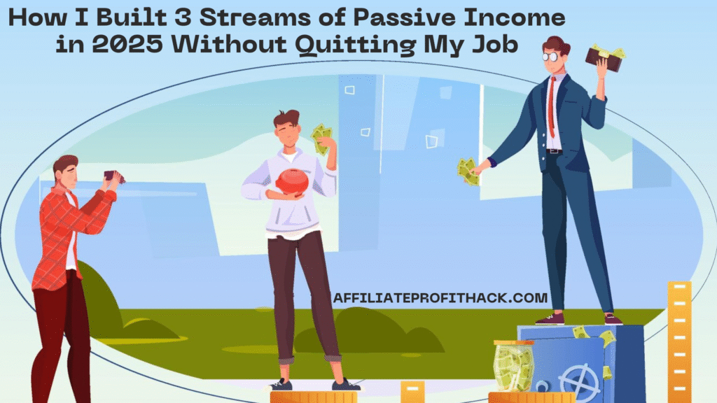 How I Built 3 Streams of Passive Income in 2025 Without Quitting My Job